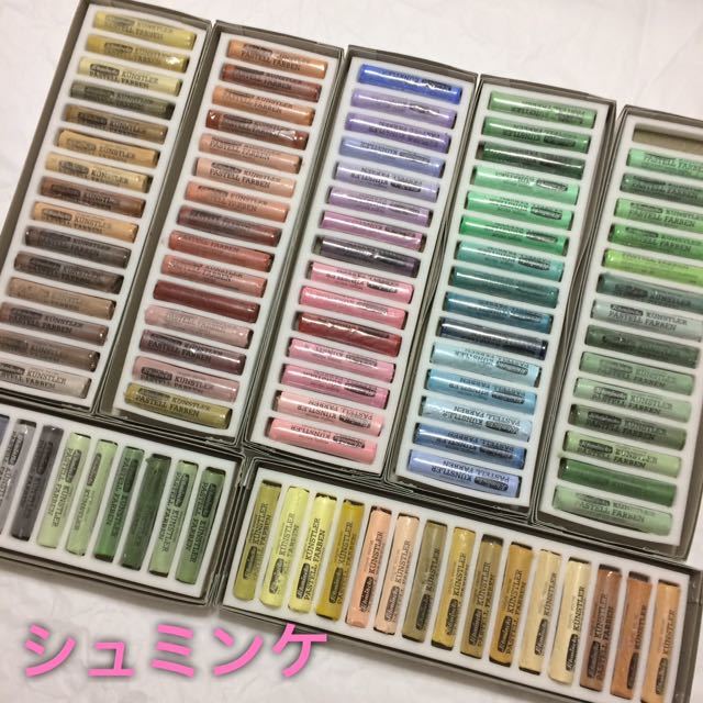 Schmincke 高品質なソフトパステルセット 【未使用】Schmincke（シュミンケ）社製 シュミンケ ゆめ画材 : 10色セット 紙箱 ソフトパステル 絵画