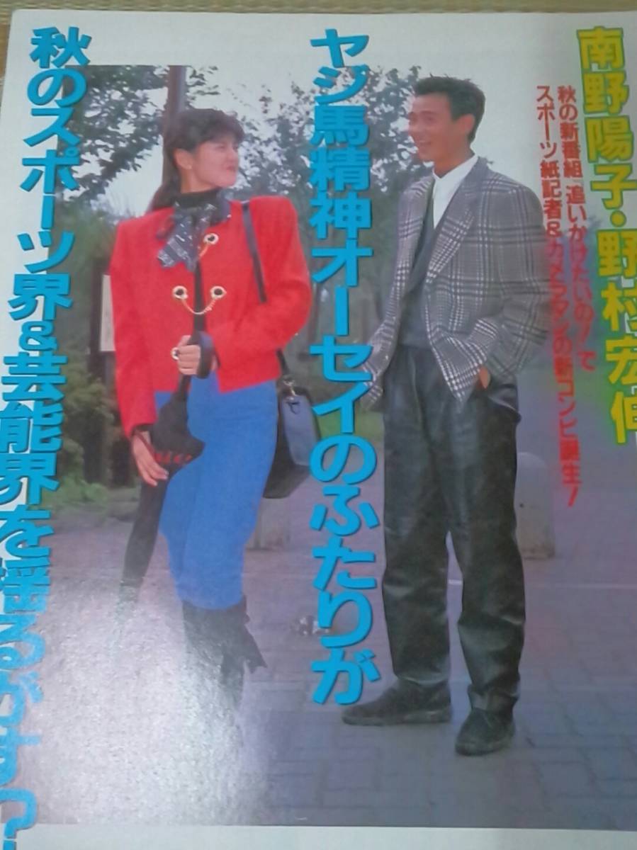 南野陽子-JR西日本-』宣伝用B1 ポスター 1988年 非売品 ナンノ