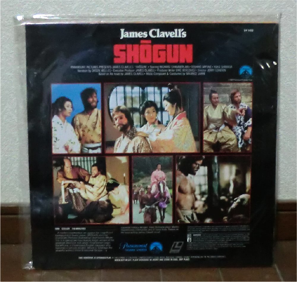 米国映画☆SHOGUN 将軍 LD1枚 119分 ジェームズ・グラベル リチャード