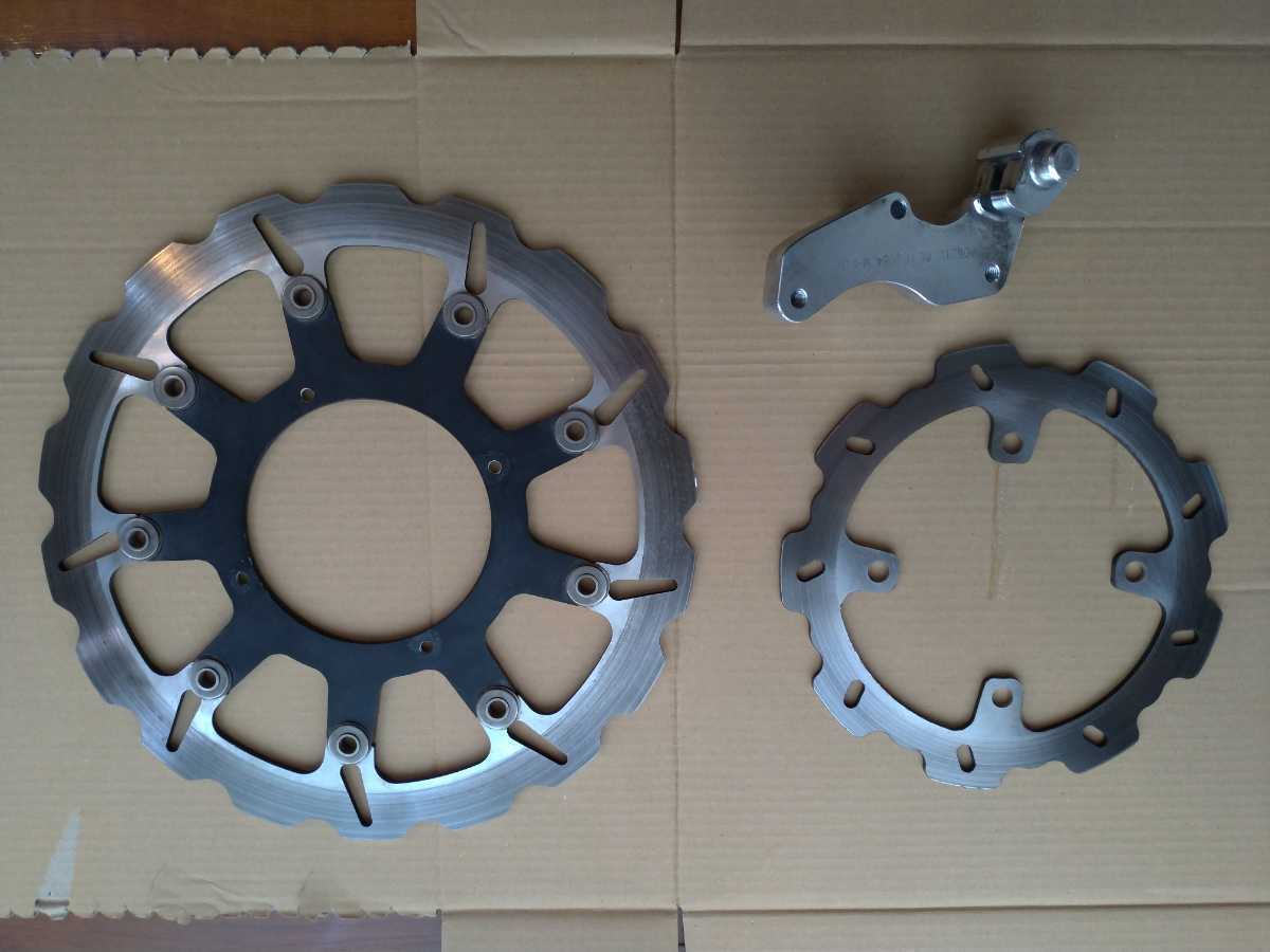 ブレーキング│フロント ローター 320mm｜XR250/モタード｜XR400R XR250 BRAKING ブレーキング ディスクローター 320mm CRM XR400の落札