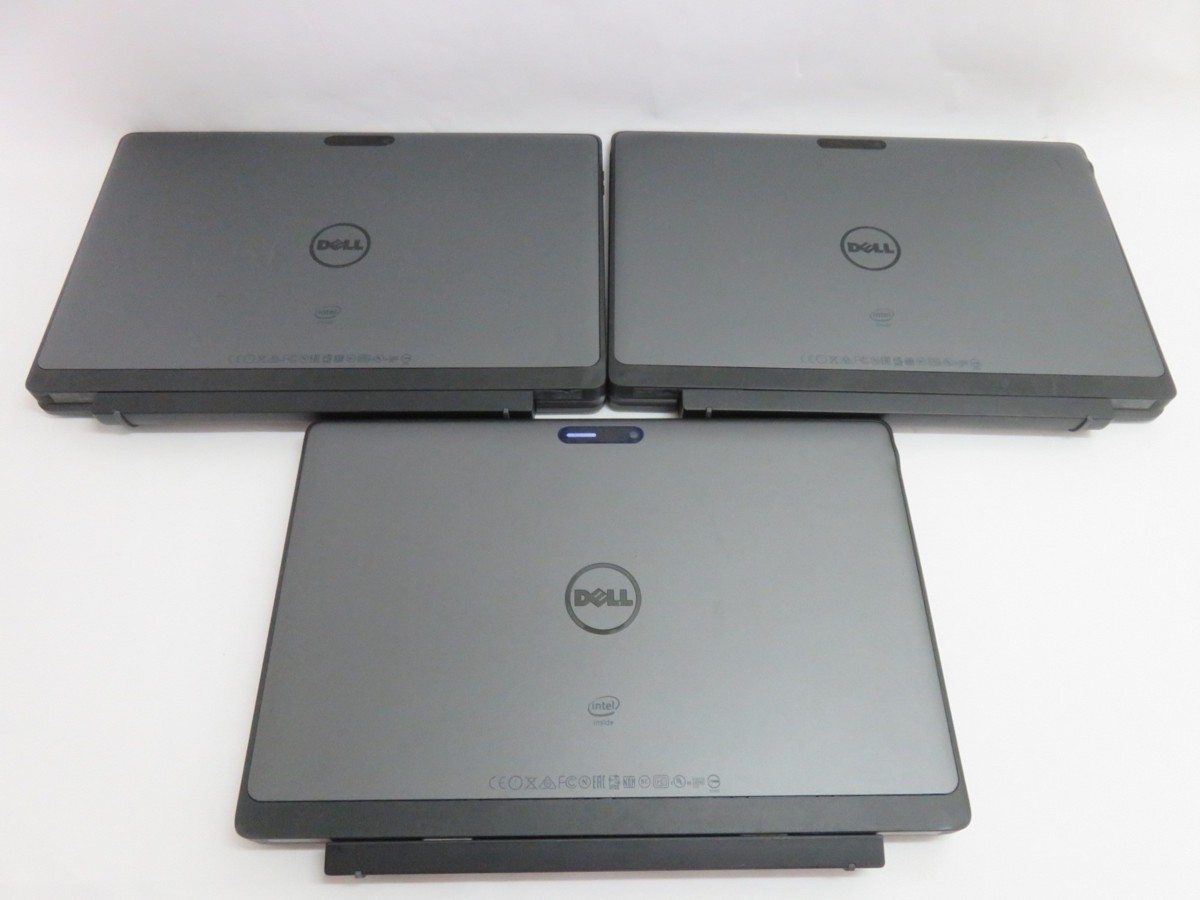 DELL デル タブレットPC T14G セパレート 10インチ ブラック Windows10 3個セット 初期化済 動作確認済の落札情報詳細