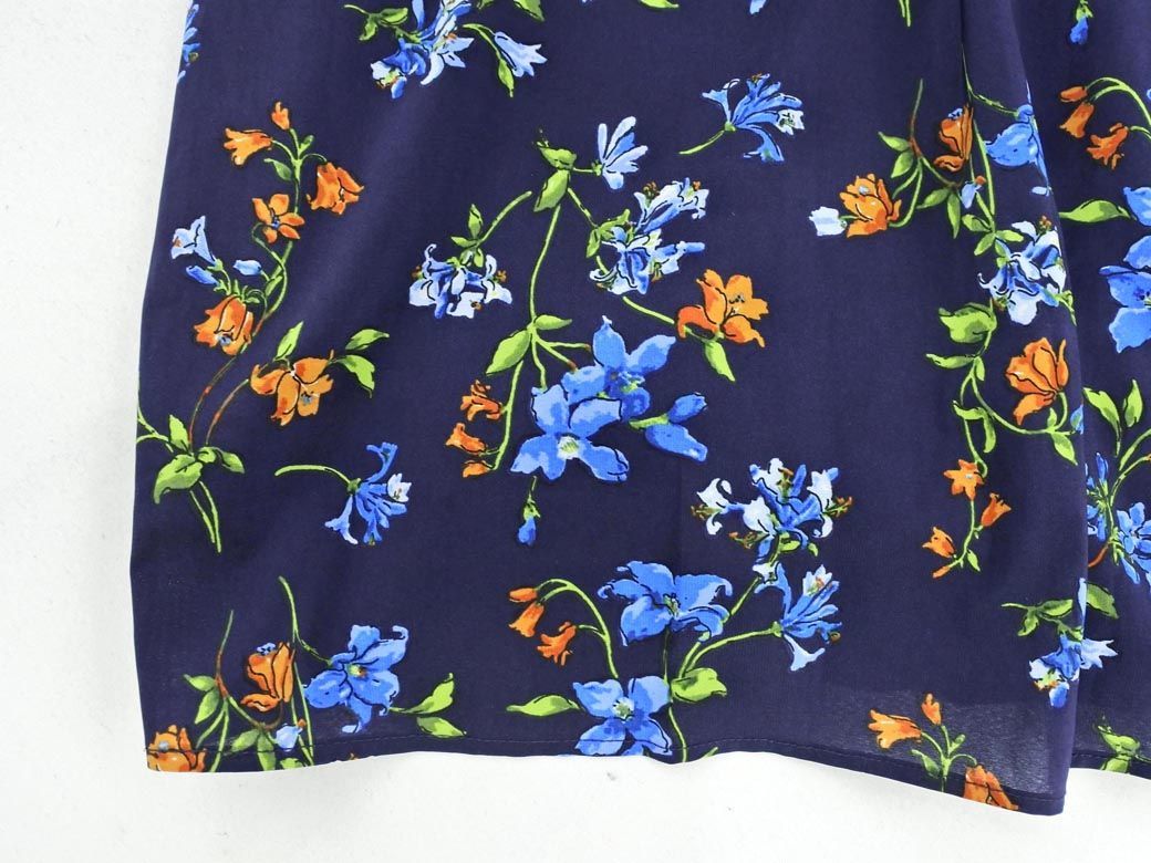 Global Work グローバルワーク 花柄 ノースリーブ リバーシブル ワンピース Sizem 紺 Beb2 の落札情報詳細 ヤフオク落札価格情報 オークフリー スマートフォン版