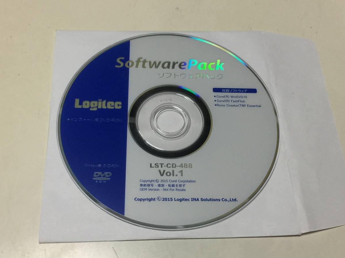 Logitec ロジテック Dvdドライブ付属ソフトウェアdvd Corel Windvd10 Corel Fastflick Roxio Creator Essential 即決 送料無料 の落札情報詳細 ヤフオク落札価格情報 オークフリー スマートフォン版