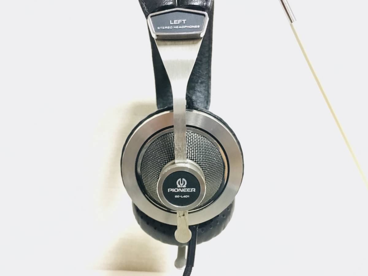 貴重な逸品Pioneer SE-L401 オープンエア ヴィンテージ ヘッドホン♪の