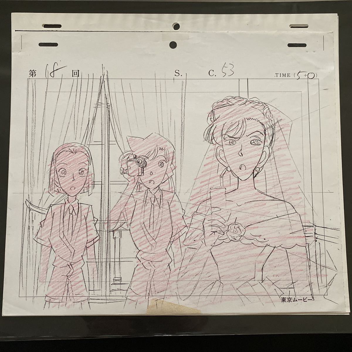 こげばんさん専用です☆ディズニーセル画（原画）☆水彩の背景付☆セル