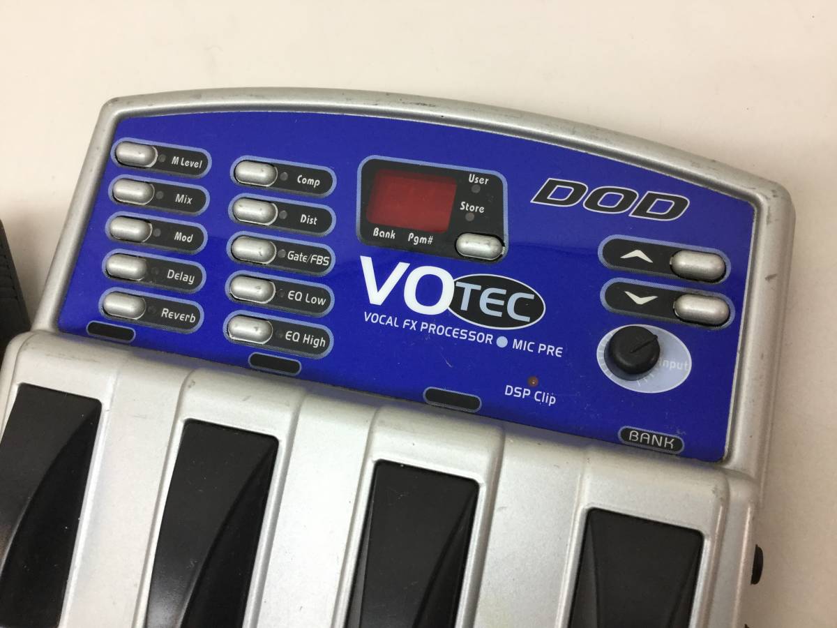 DOD VOTEC ボーカルマルチエフェクター ACアダプター付き の落札情報