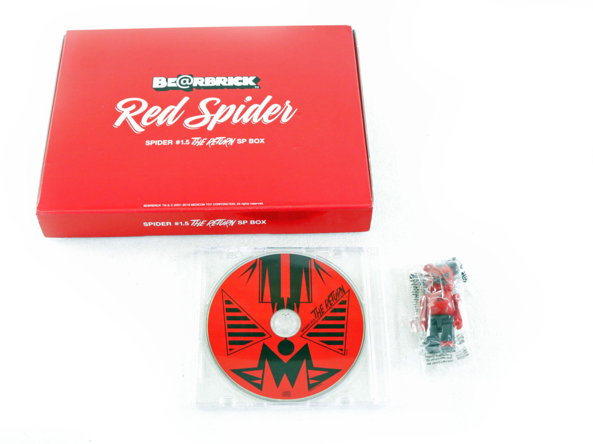 中古・現状品】BE@RBRICK x RED SPIDER Spider #1.5The Return SP BOX