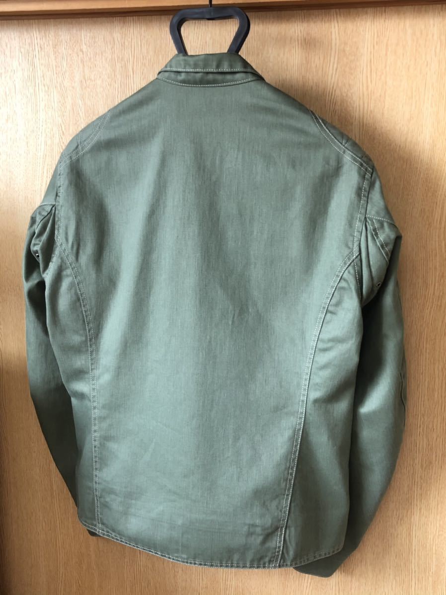 クシタニ】コットン ライダース ジャケット・グリーン・LL\Lサイズ