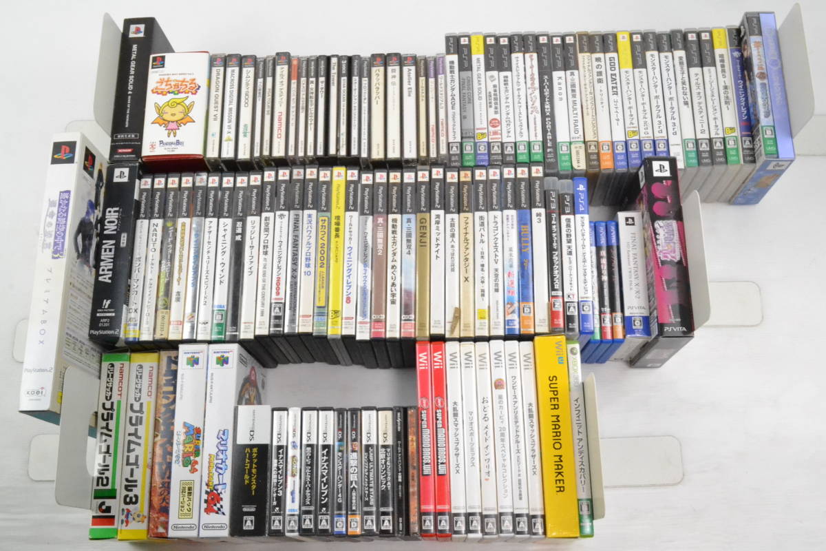 1円 V853 未検品 空ケース ゲーム まとめて105本セット Ps1 Ps2 Psp Ps3 Ps4 Psvita Nintendo Ds Wii Wiiu Xbox360 モンハン マリオ の落札情報詳細 ヤフオク落札価格情報 オークフリー スマートフォン版