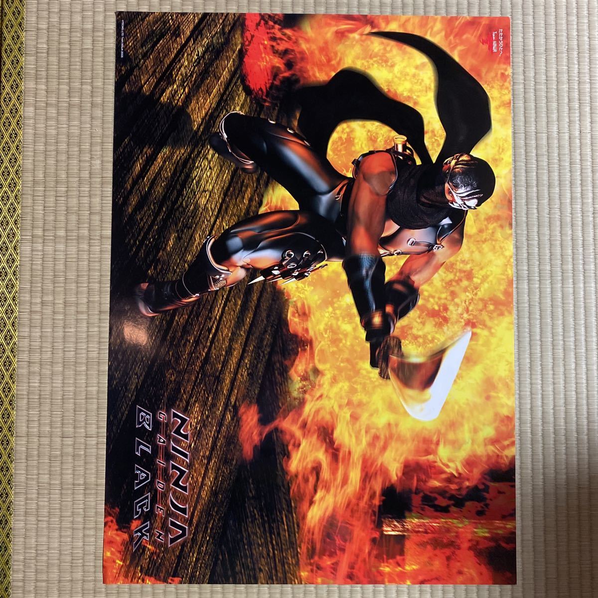 NINJA GAIDEN BLACK ポスター 非売品 B2ポスター TECMO XBOX ニンジャ