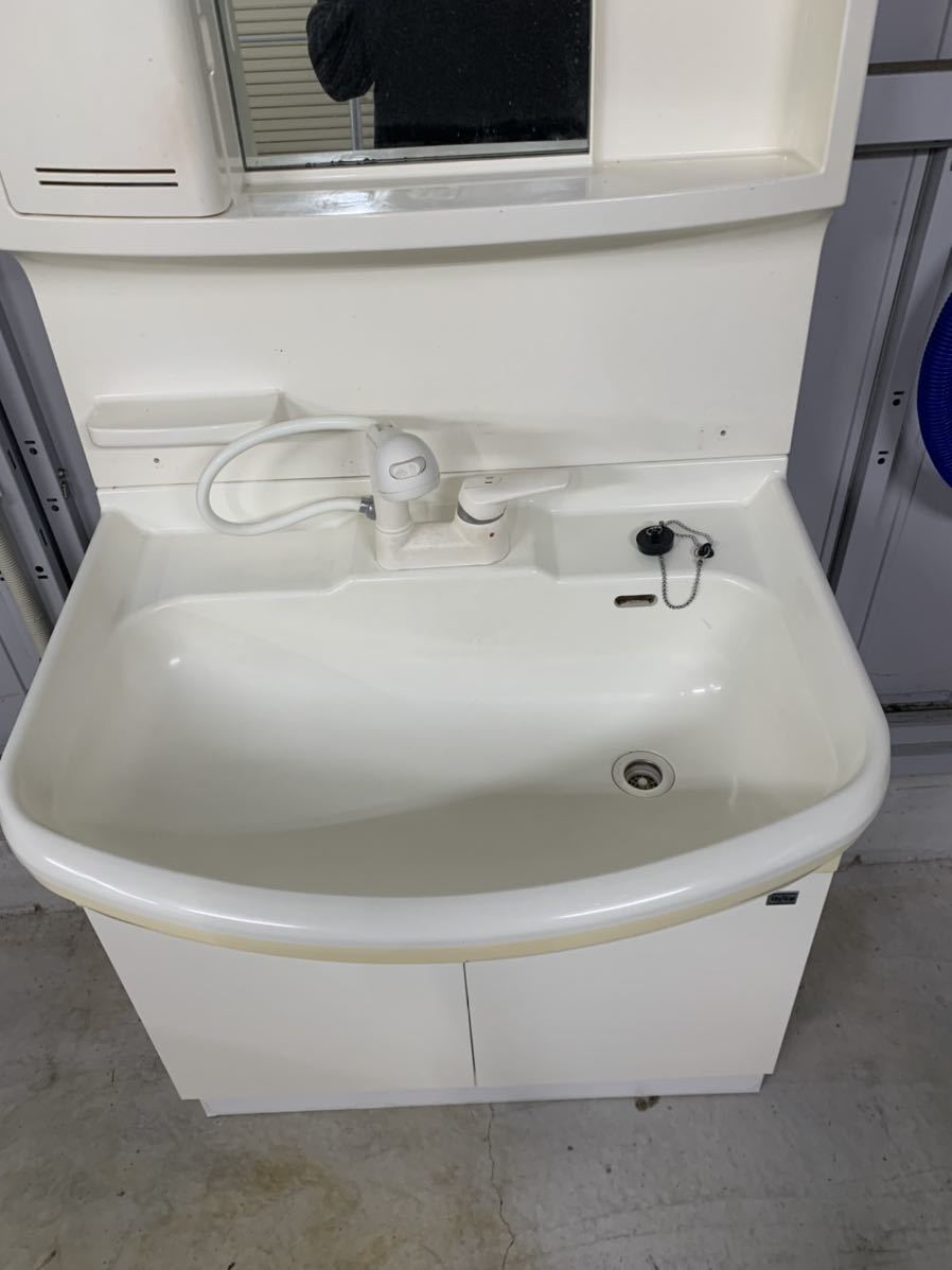 引き取り限定！！！ 洗面化粧台(ミラーキャビネット＋洗面台) トステム