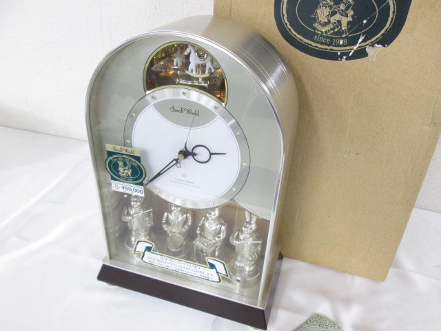 展示品 スモールワールド SmallWorld からくり時計 カルテット うさぎ