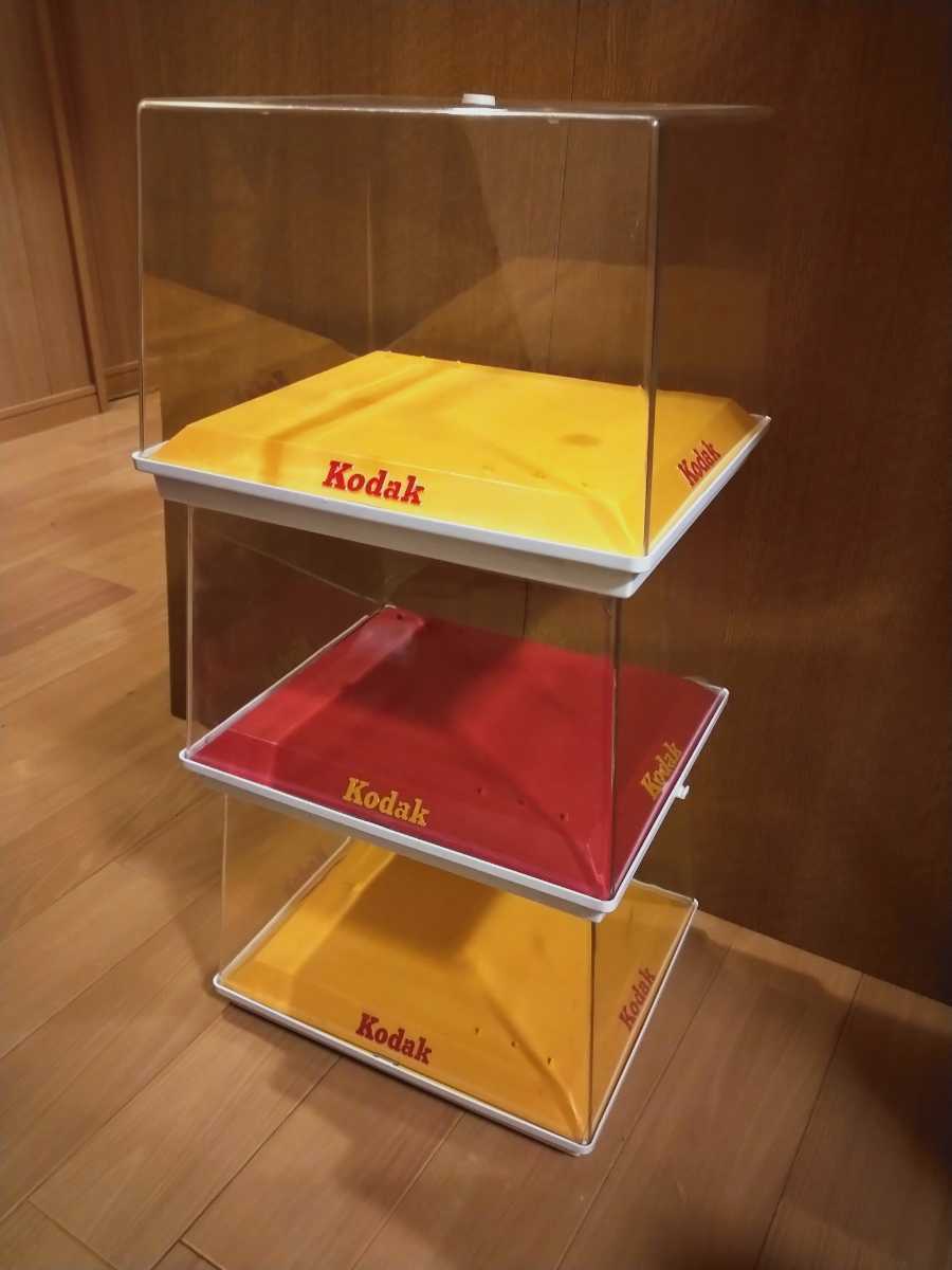 当時物 コダック 店頭用 フィルムケース Kodak 生憎 アクリルケース