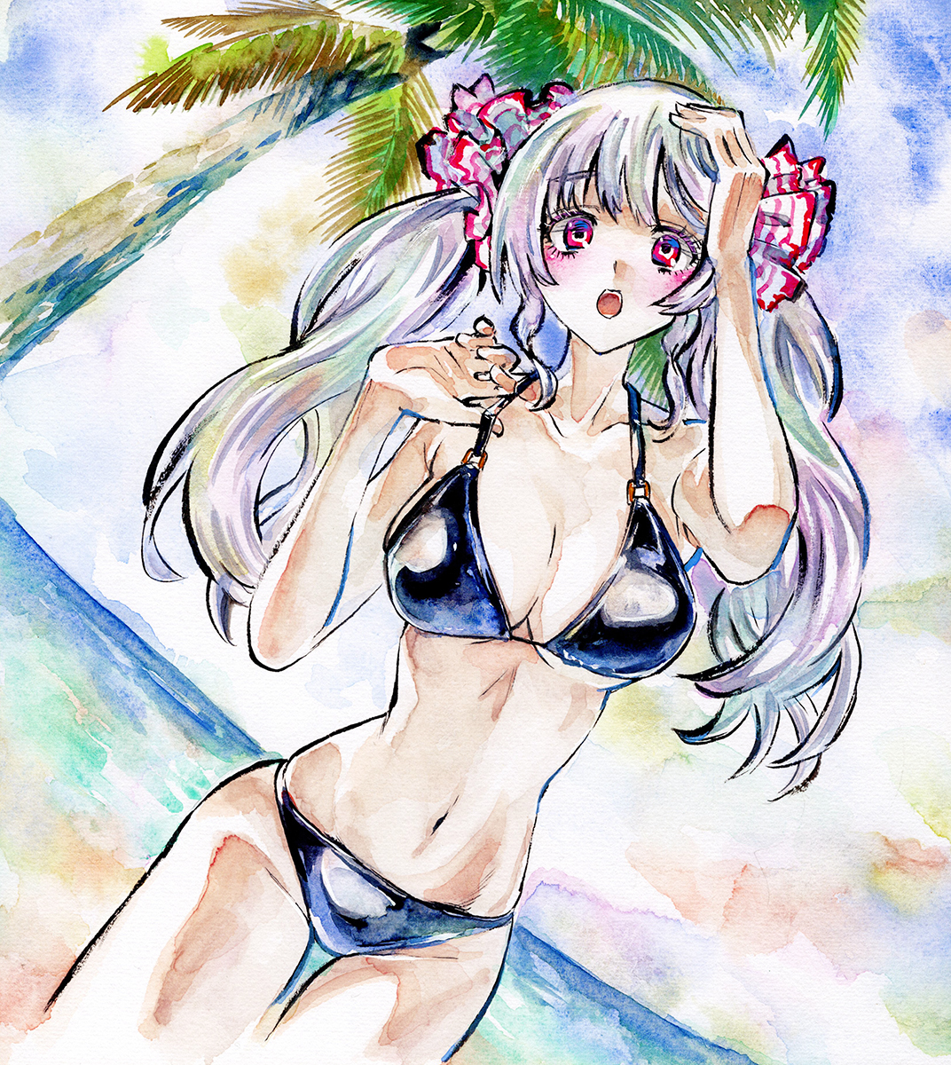 未使用 手描きイラスト 創作 色紙 墨彩画 黒ビキニの女の子 の落札情報詳細 ヤフオク落札価格情報 オークフリー スマートフォン版 未使用 手描きイラスト 創作 色紙 墨彩画 黒ビキニの女の子 の落札情報詳細 ヤフオク落札価格情報 オークフリー スマートフォン版