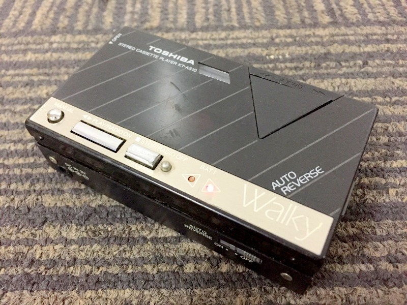 東芝ステレオ カセットレコーダーWalky RS ポータブルプレーヤー