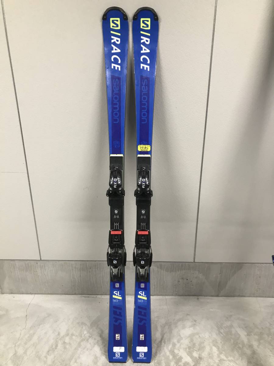 【やや傷や汚れあり】サロモン S/RACE FIS SL 165cm+X16 LAB binding /201920 の落札情報詳細 ヤフオク落札価格情報 オークフリー
