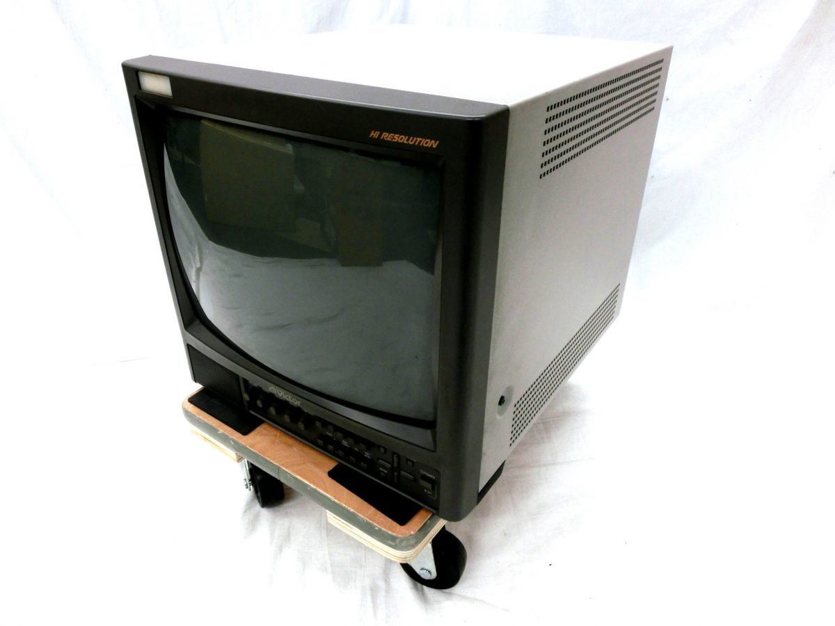 Victor ビクター AC/DC-COLOR TV/MONITOR CX-60型 ビクターカラーテレビ テレビ 1988年製 ACパワー ...