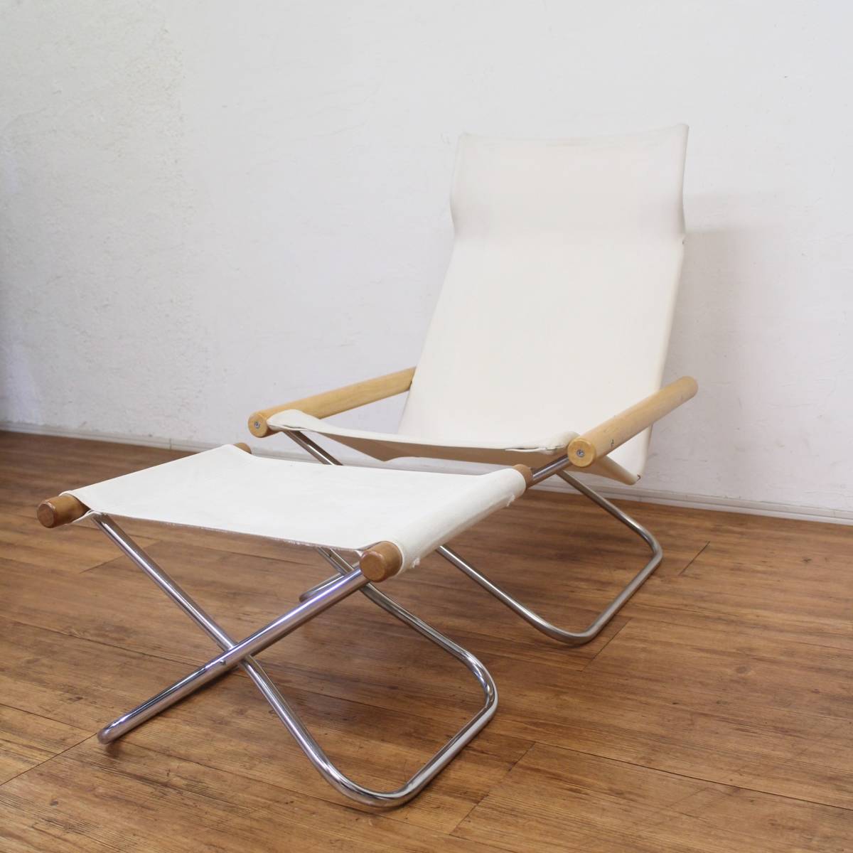 ニーチェアX ナチュラルホワイト ニーチェアエックス ロッキング