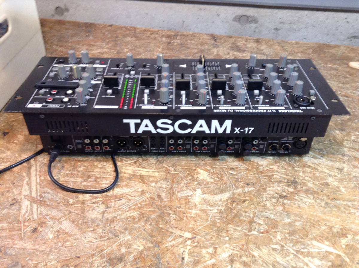 動作品】TASCAM X-9 DJミキサー/サンプリング機能有/エフェクト内蔵