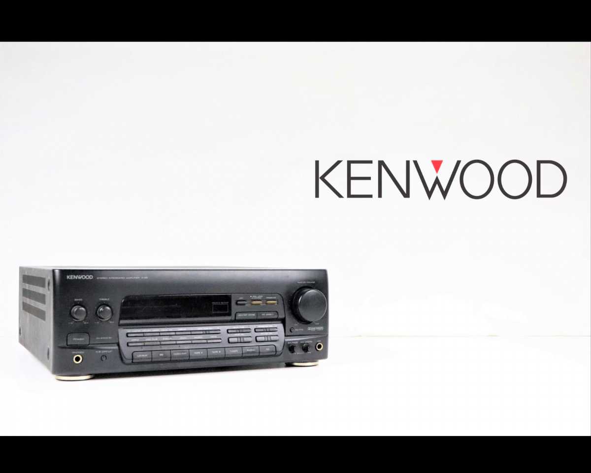 【目立った傷や汚れなし】【動作OK】KENWOOD A85 ケンウッド STEREO INTEGRATED AMPLIFIER ステレオ