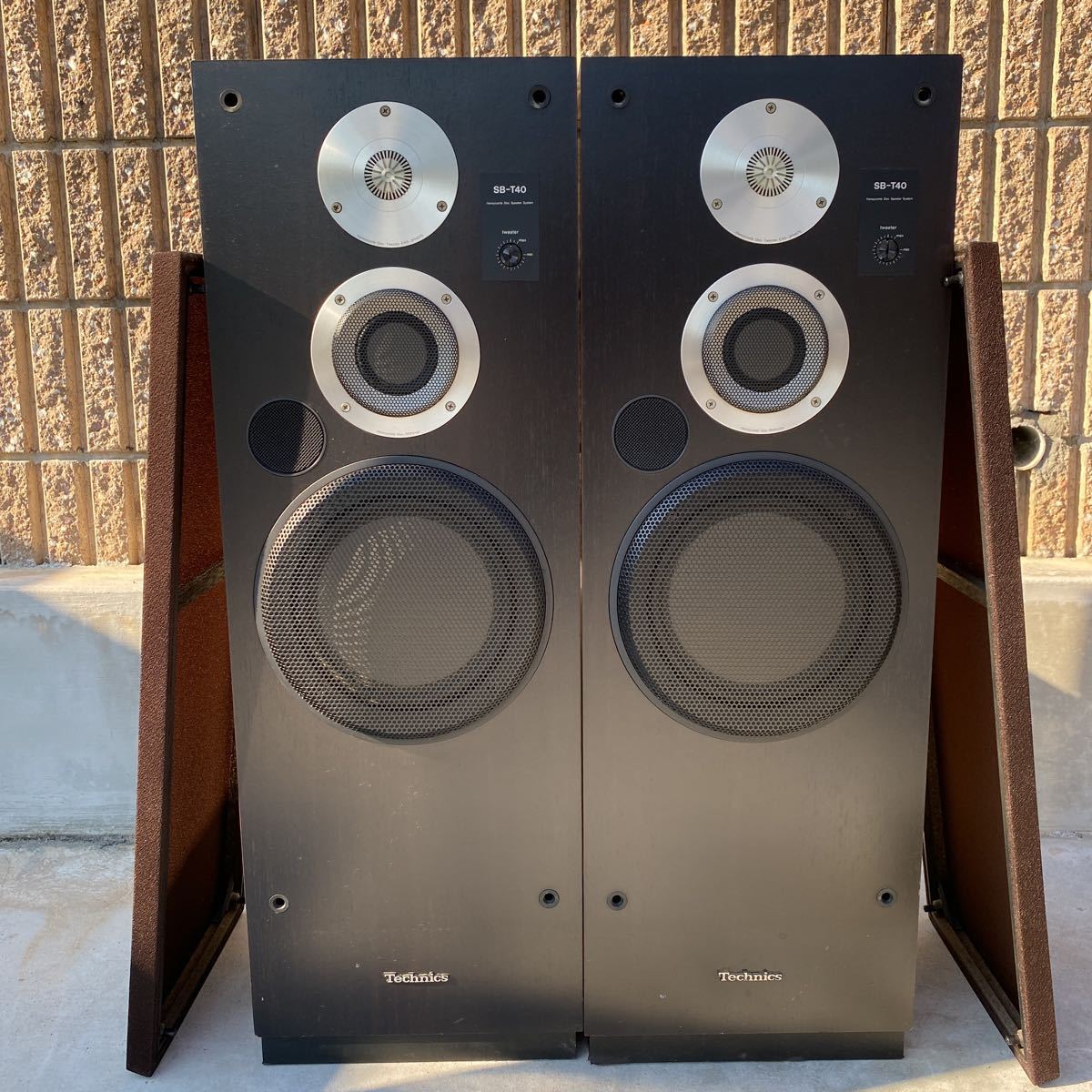 やや傷や汚れあり】13 Technics テクニクス SB-T40 Honeycomb Disc