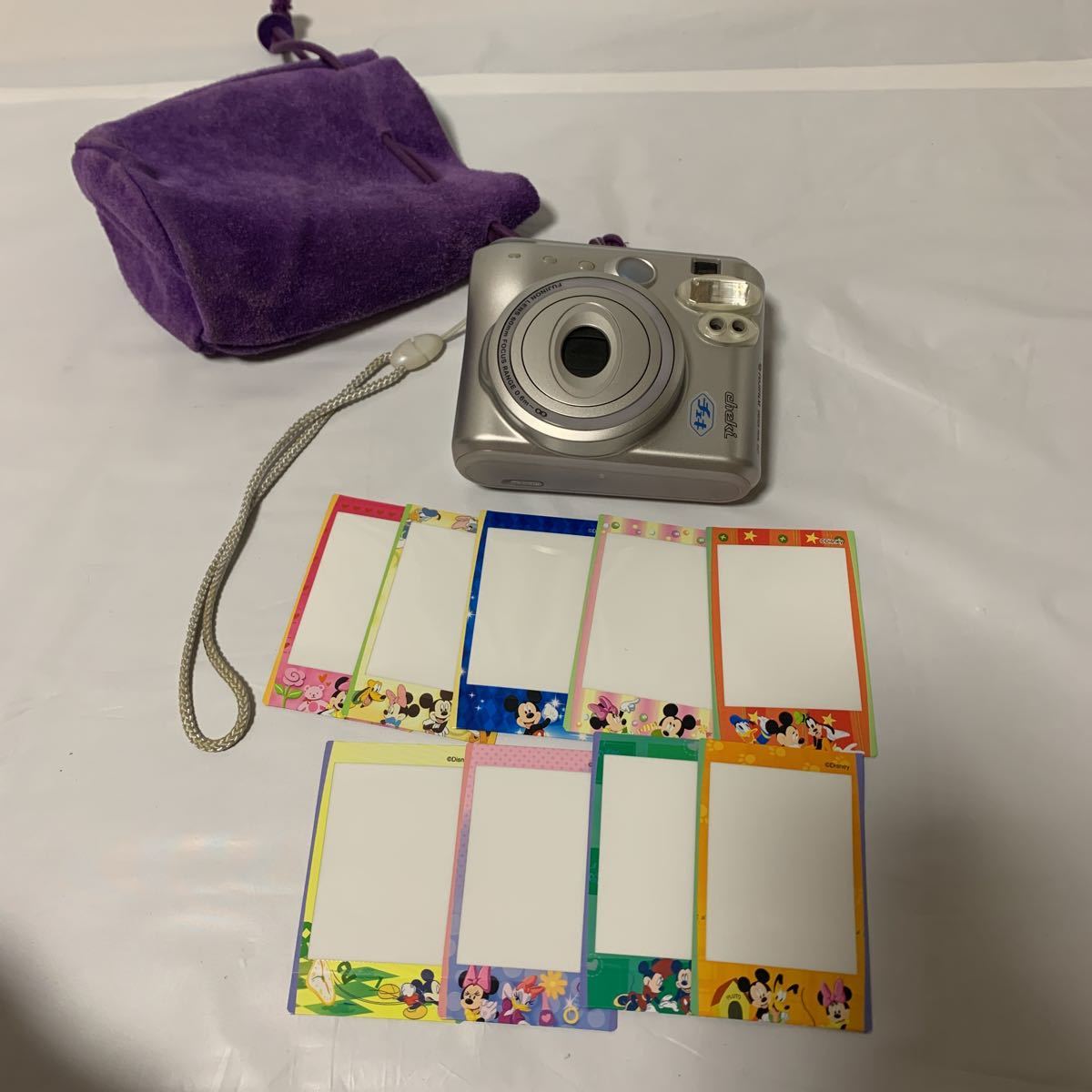 【やや傷や汚れあり】昭和レトロレア貴重チェキカメラインスタントカメラ FUJIFILM instax mini 50 cheki