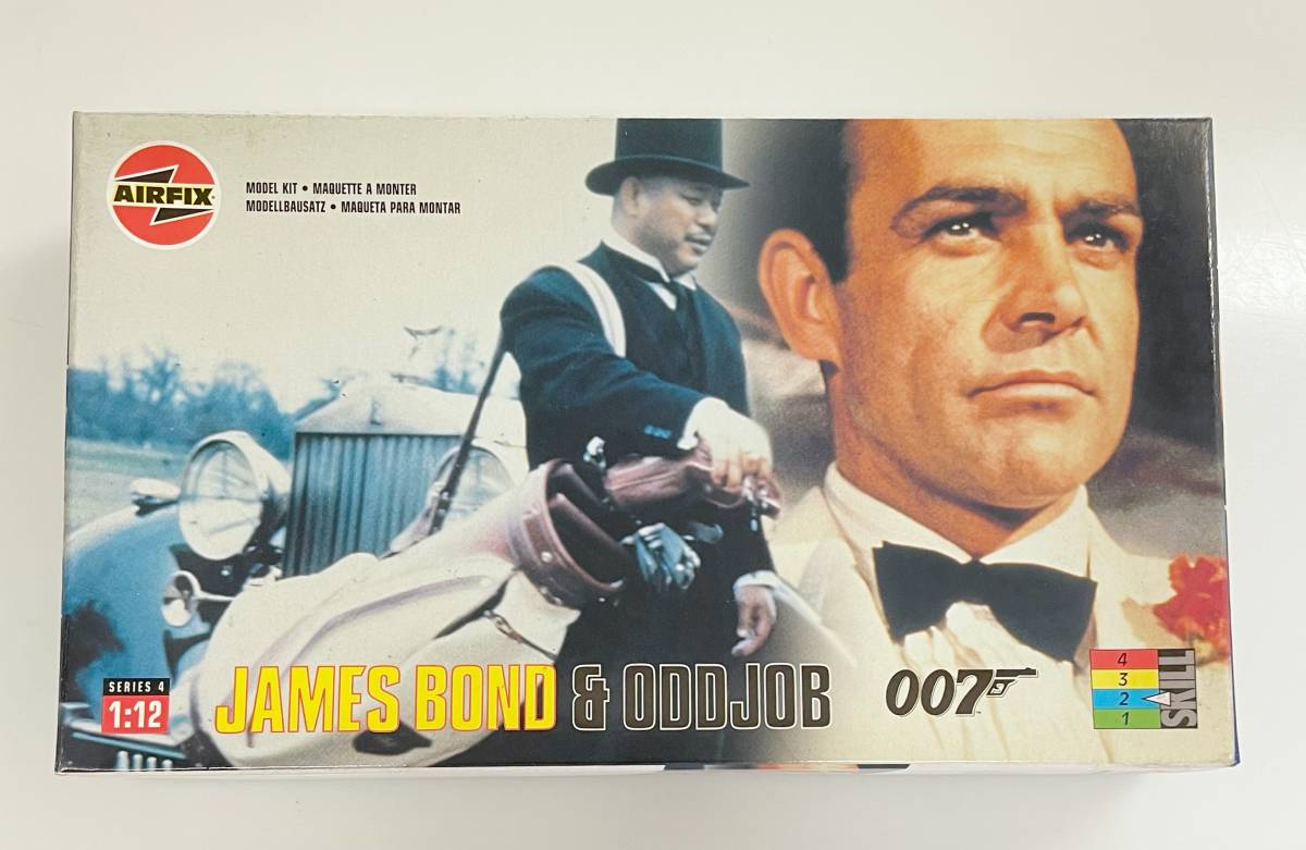 【未使用】送料350円〜 未開封品 AIRFIX エアフィックス 1/12 JAMES BOND ＆ ODDJOB 007 ジェームスボンド