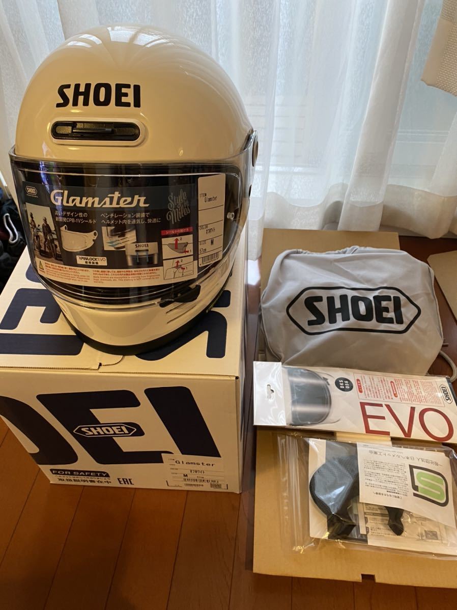 SHOEI Glamster グラムスター M オフホワイト SHOEI グラムスターM