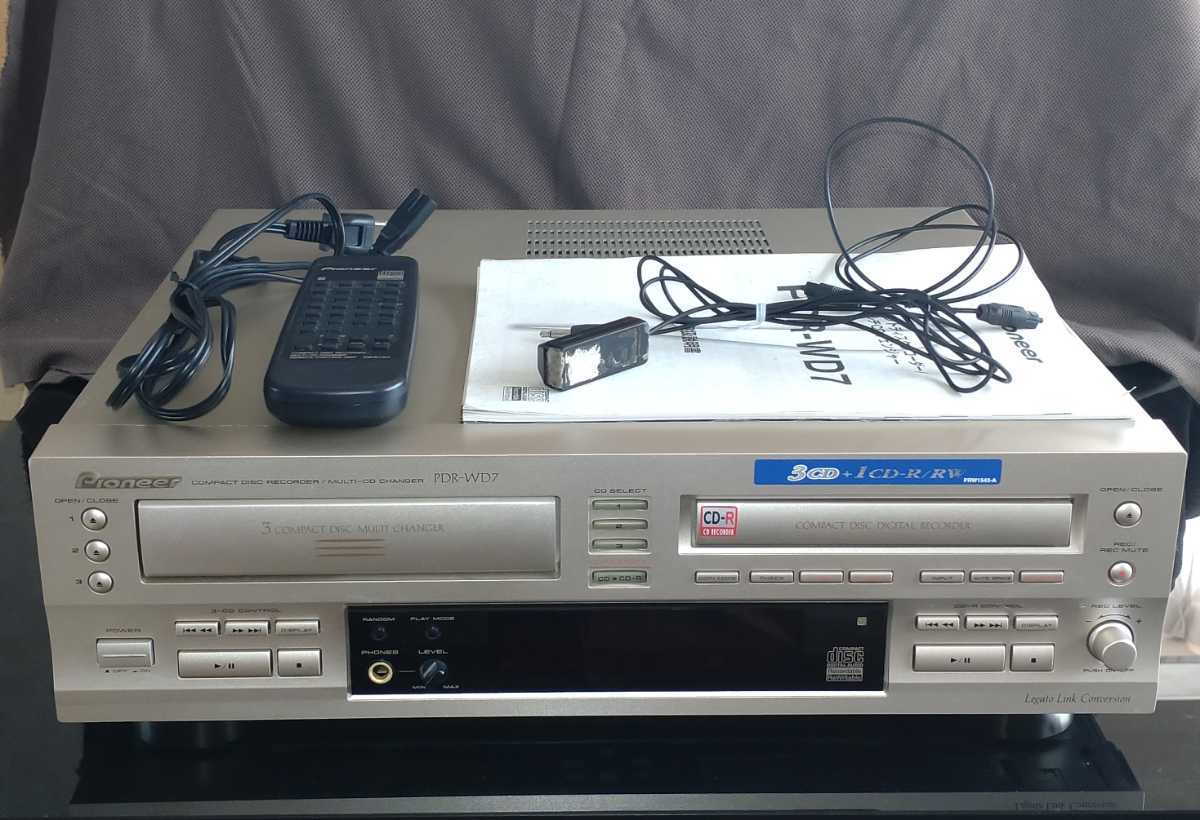 【Pioneer】PDR-WD70　3CD + 1CD-R/RW 通電確認済 Pioneer】PDR-WD70 3CD + 1CD-R/RW 通電確認済
