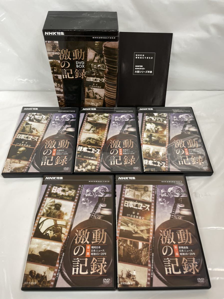 NHK特集 激動の記録 DVD BOX 向かえる 