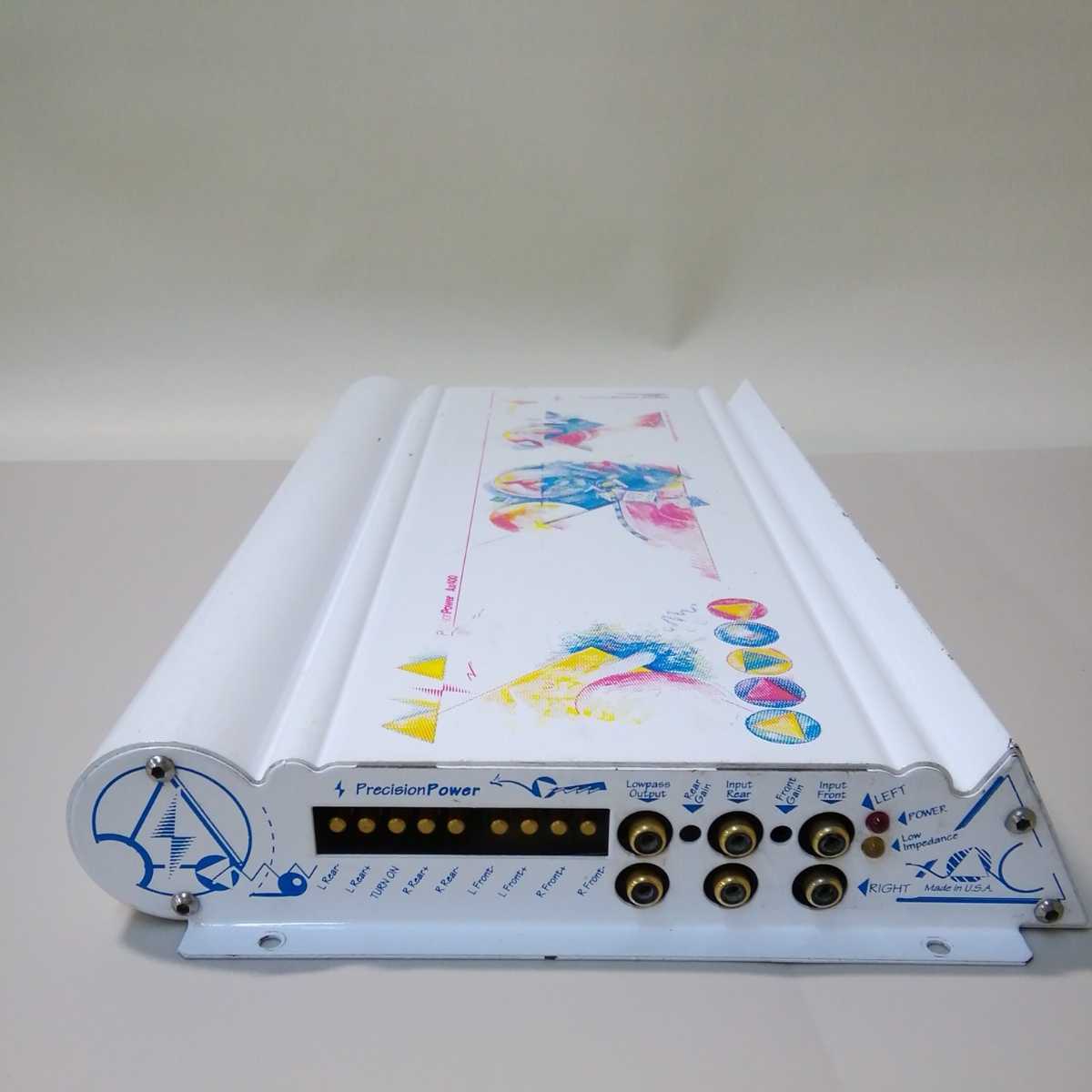 【傷や汚れあり】【Precision power】《Ax400》プレシジョンパワー アートシリーズ アンプ カーオーディオ art