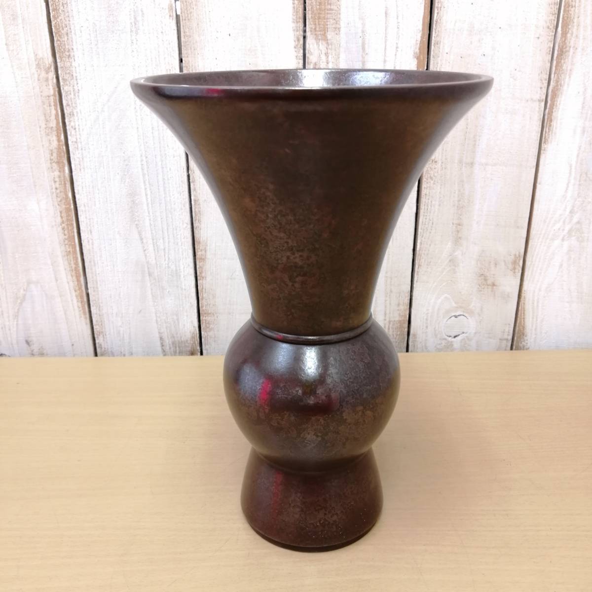 細工銅製 純銅月蓮の花香炉 香を逆流する薫炉 置物細工