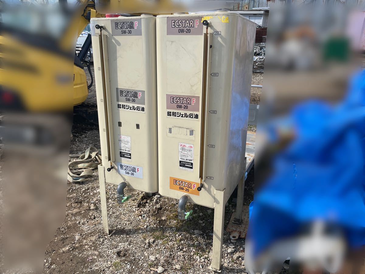 56015 コバヨウ オイルタンク 250L×2 オイル保管用 大型 56015 コバヨウ オイルタンク 250L×2 オイル保管用 大型 - メルカリ