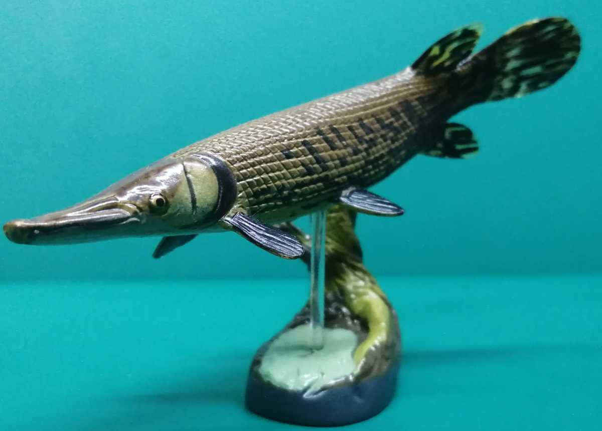 ハンドメイド 60cmアリゲーターガー 魚フィギュア レプリカ オブジェ