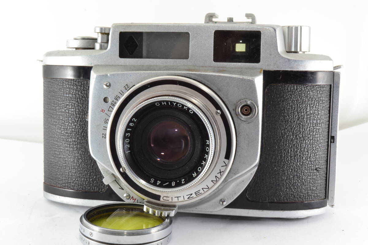 Appareil Photo Argentique Minolta A – Objectif Chiyoko Rokkor 45mm F/3.5 – Vintage