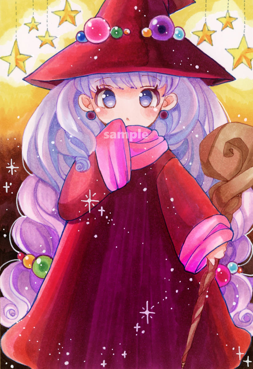 目立った傷や汚れなし】【同人手描きイラスト原画】モンスターメーカー
