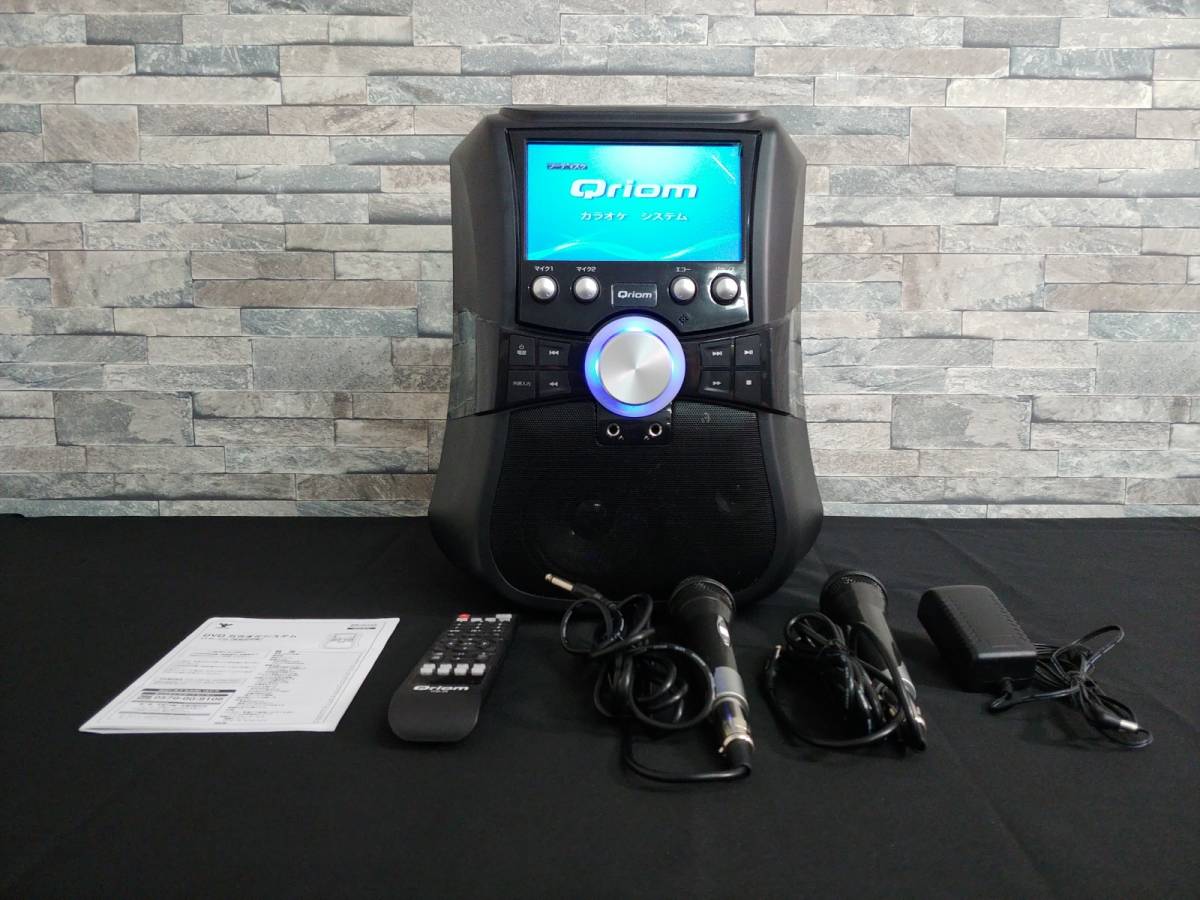 Qriom DVDカラオケシステム YHK-25(マイク1本) Qriom DVDカラオケ