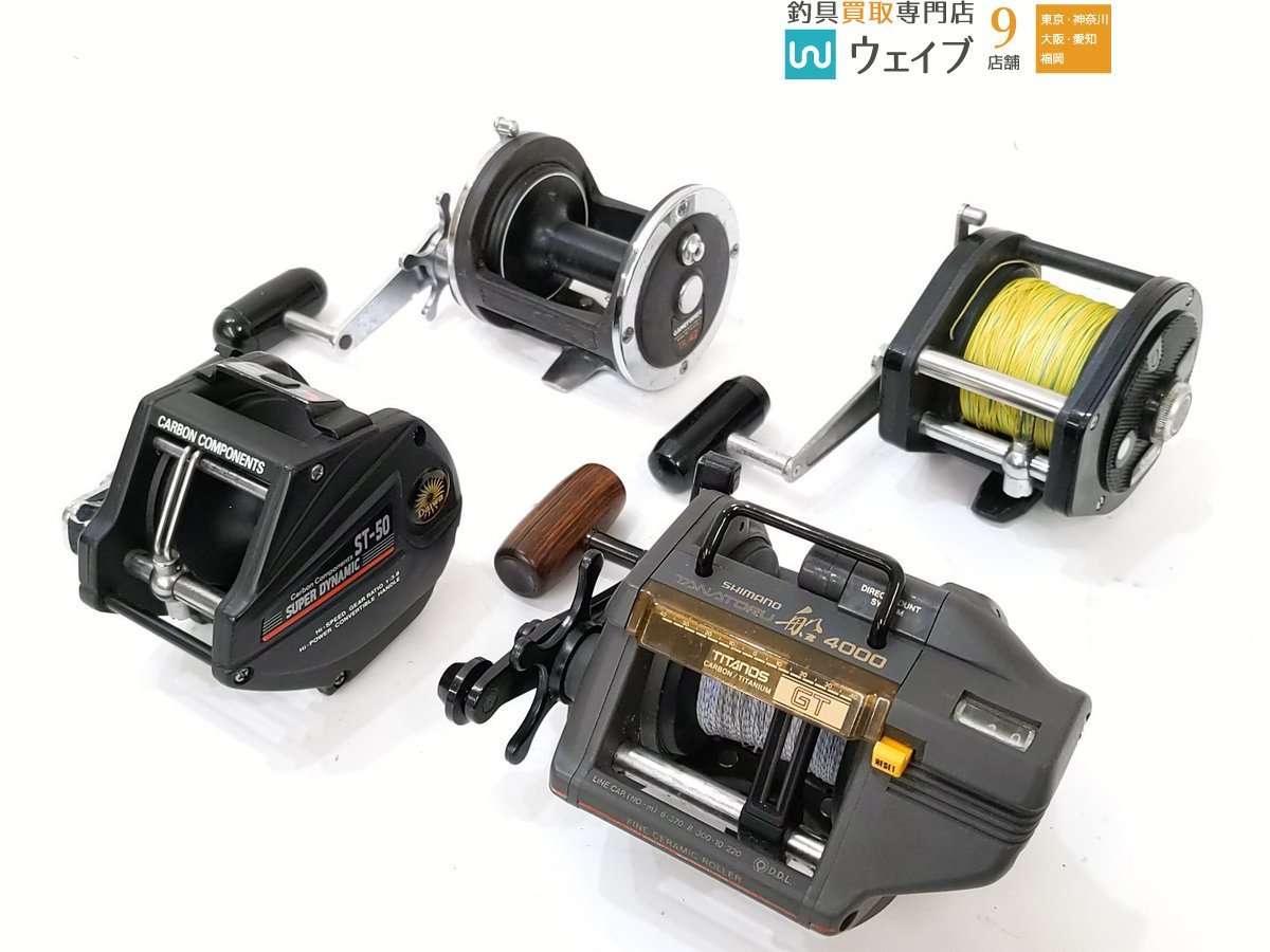 傷や汚れあり】シマノ タナトル 船 4000、リョービ アドベンチャー 80 