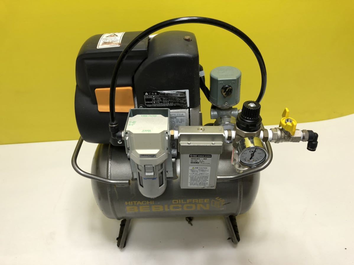 【やや傷や汚れあり】AIRTEC エアーテック AIR COMPRESSOR エアーコンプレッサー 100v 12L 2015年製 AT0