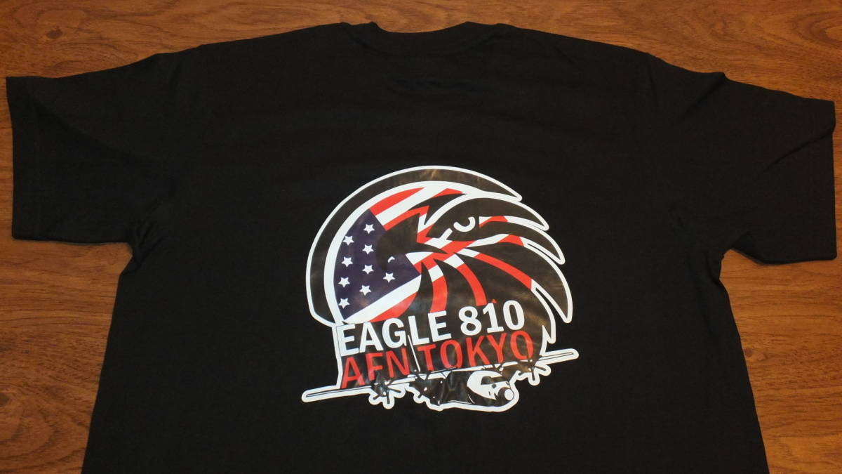 新品】【AFN】EAGLE810 米軍放送 AFN TOKYO American Forces Network 交換 在日米軍 放送局 FEN 50周年記念 Tシャツ Tシャツ/カットソー(半袖/袖なし)