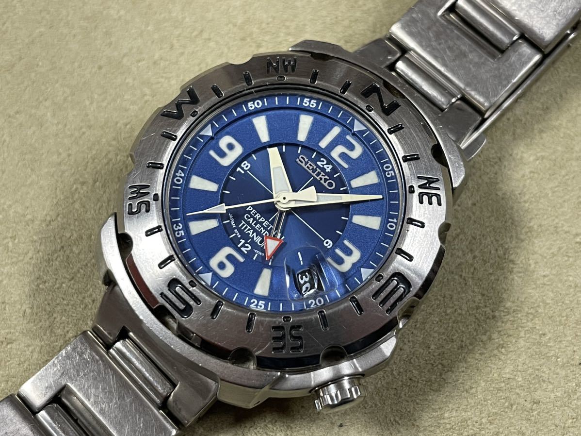 精工 SEIKO GMT 8F56-00F0 　A4プロスペック腕時計 希少 SEIKO GMT 8F56-00F0 A4プロスペック腕時計 （精工希少品）