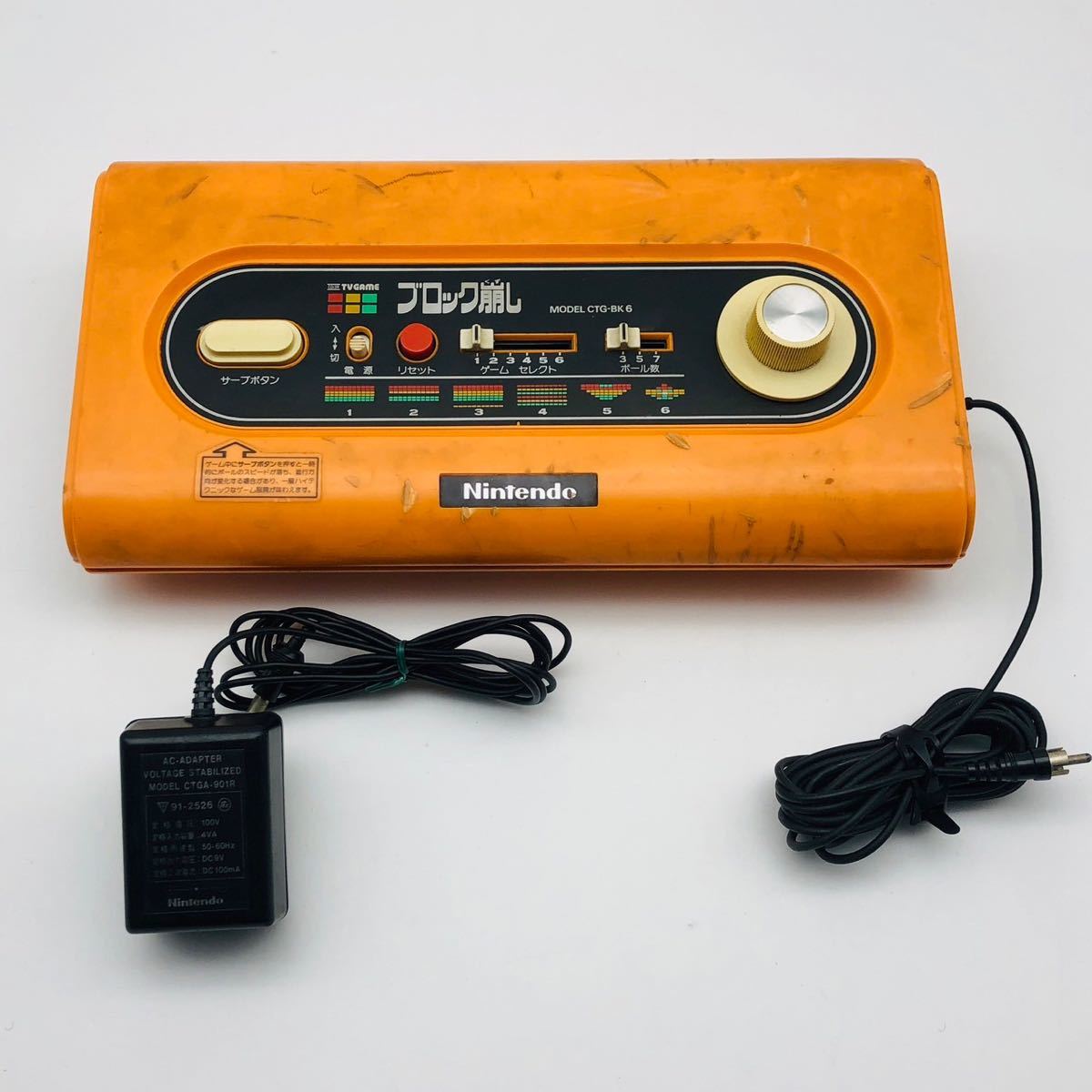 Nintendo/任天堂 CTG-BK6 ブロック崩し カラー テレビゲーム 昭和
