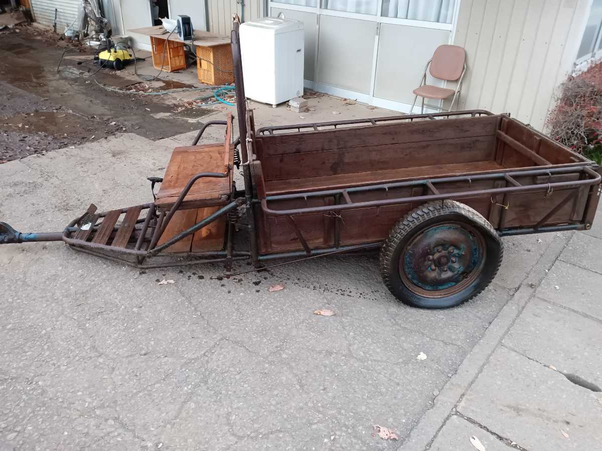 耕運機牽引型 トレーラー