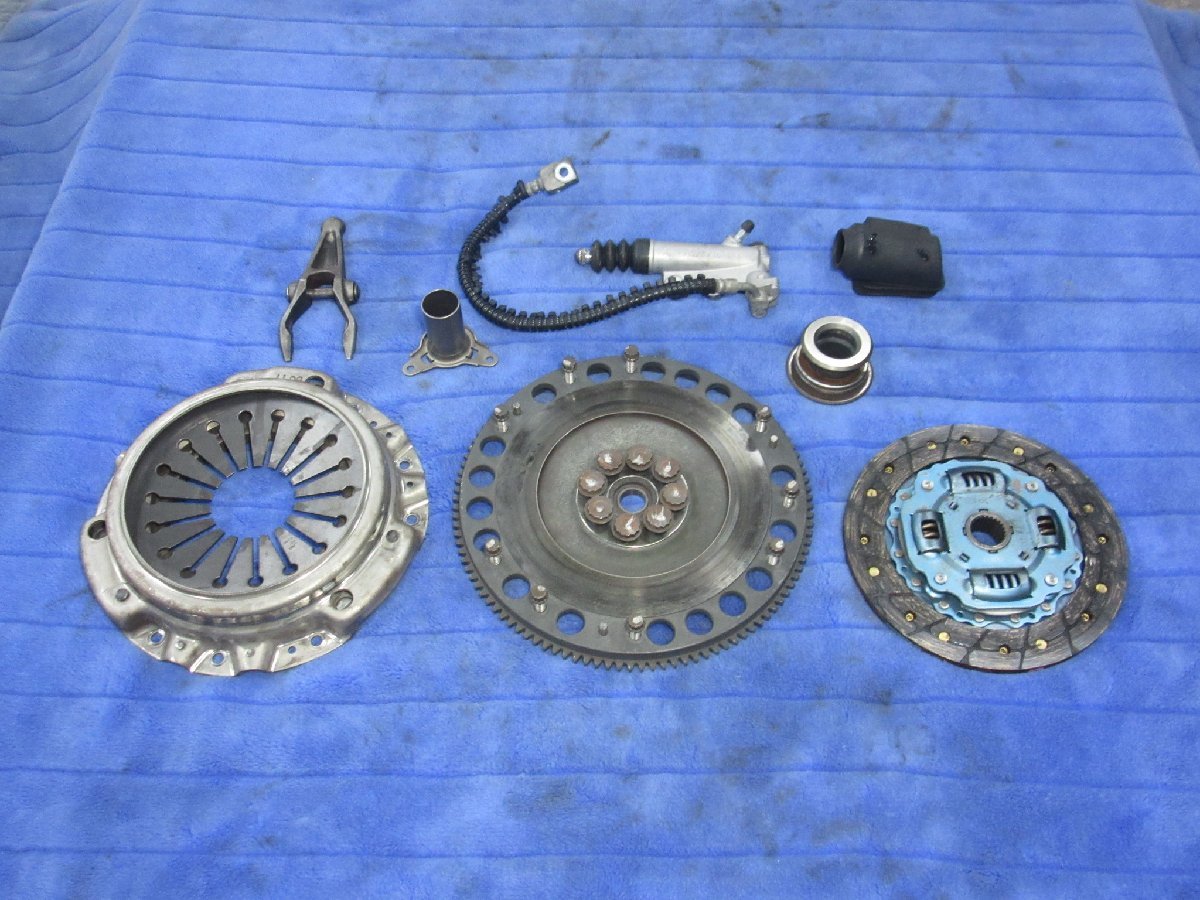 【やや傷や汚れあり】 S2000 AP1/AP2 軽量フライホイール WPC処理済レリーズシリンダーガイド レリーズシリンダー 純正クラッチ