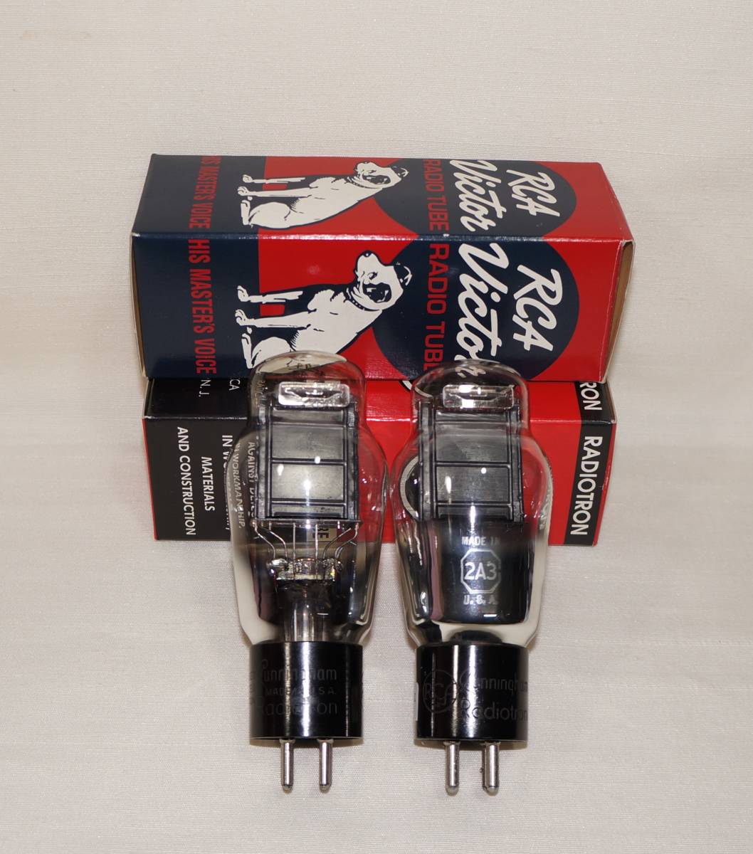 RCA Cunningham シングルプレート2A3 刻印ペア
