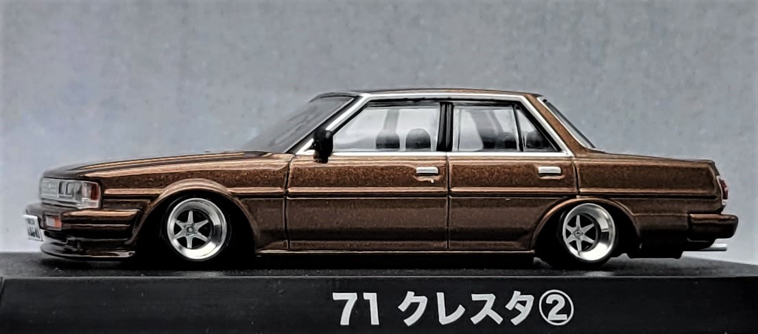 1/43　クラウン改　ハードトップ　SSRメッシュ　アルミ製　深リム　国産名車 1/43 クラウン改 ハードトップ SSRメッシュ アルミ製 深リム