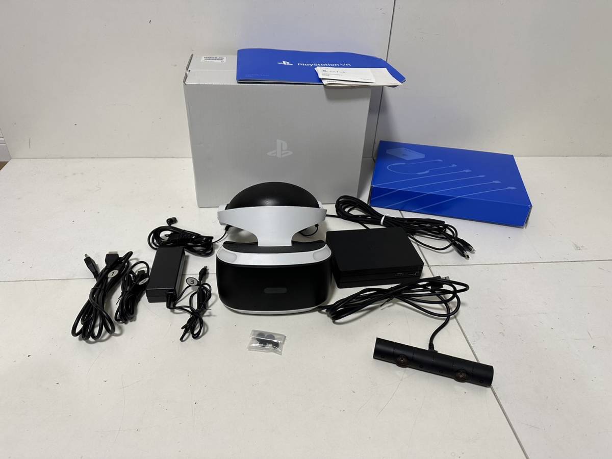 【やや傷や汚れあり】【SONY PS4 PSVR CUHZVR2 CUHJ16003 本体 カメラ プロセッサーユニット ACアダプタ