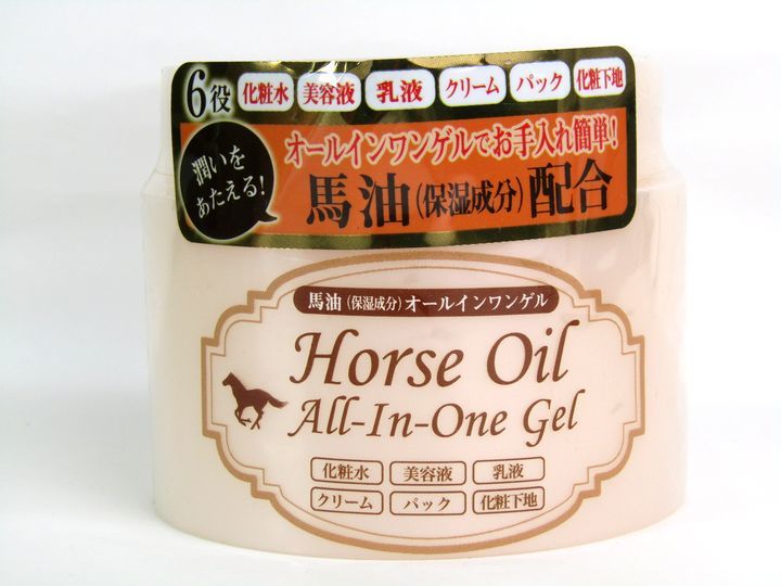 【未使用】ホースオイル 馬油 オールインワンゲル NKスキンクリームB 日本製 未開封 化粧品 コスメ レディース 280gサイズ Horse