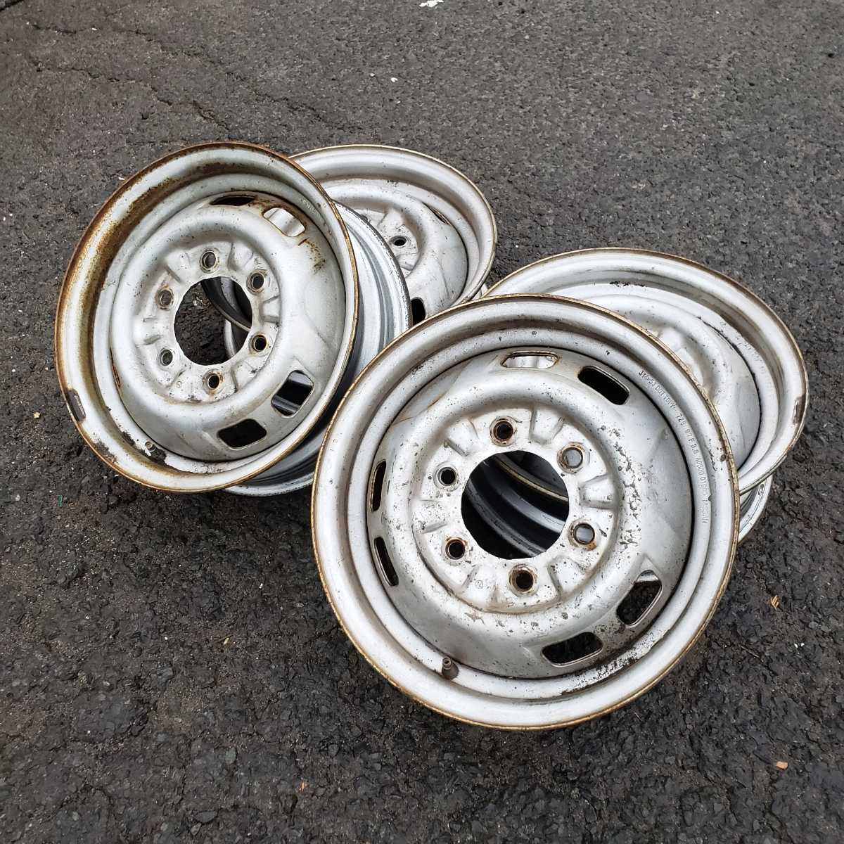 日産純正キャラバンE24 鉄・スチールホイール4本