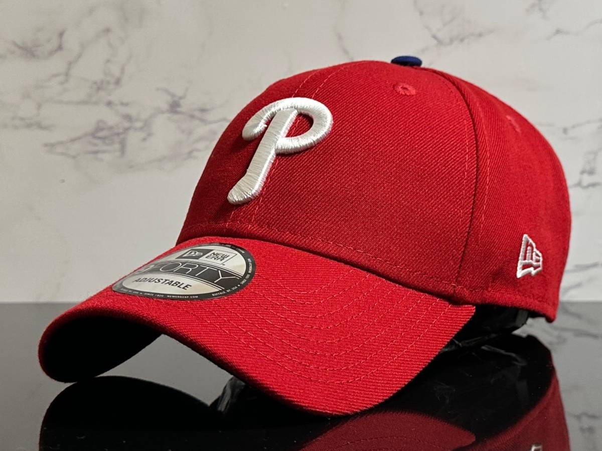 Casquette des Phillies de Philadelphie, New Era, 9FORTY, rouge